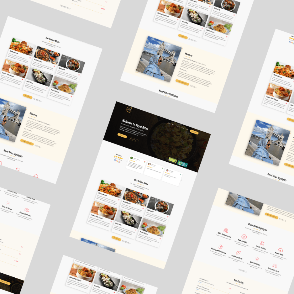 WordPress website design mockup